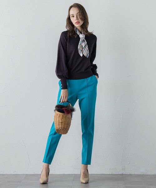 Viaggio Blu / ビアッジョブルー その他パンツ | ピンタックテーパードパンツ≪洗濯機で洗える≫ | 詳細19