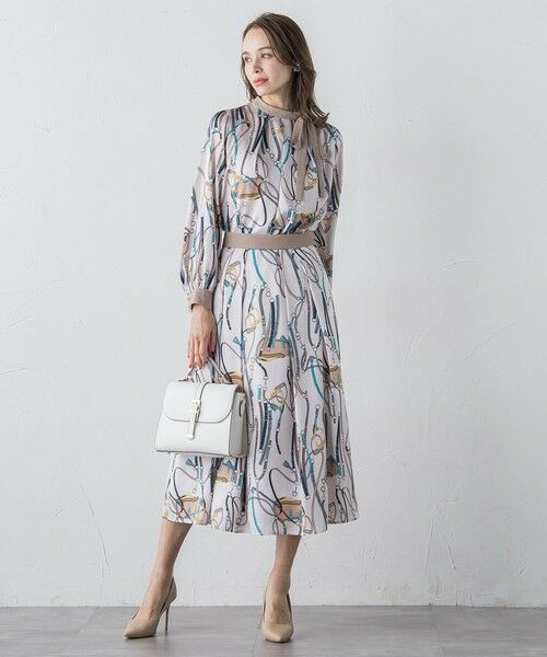 Viaggio Blu / ビアッジョブルー ミニ・ひざ丈スカート | 馬具プリントスカート≪手洗い可能≫ | 詳細7