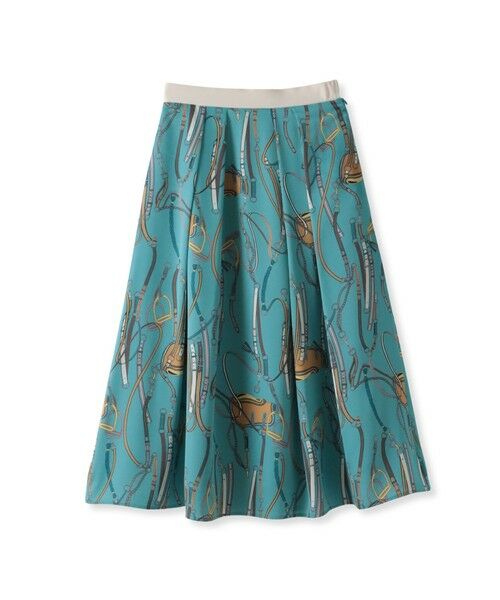 Viaggio Blu / ビアッジョブルー ミニ・ひざ丈スカート | 馬具プリントスカート≪手洗い可能≫ | 詳細23