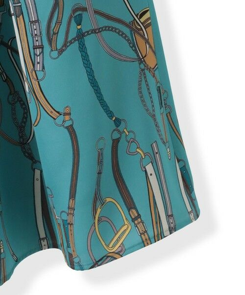 Viaggio Blu / ビアッジョブルー ミニ・ひざ丈スカート | 馬具プリントスカート≪手洗い可能≫ | 詳細24