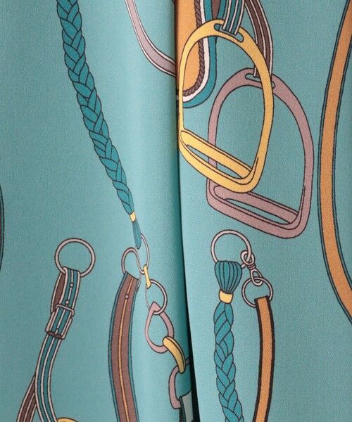 Viaggio Blu / ビアッジョブルー ミニ・ひざ丈スカート | 馬具プリントスカート≪手洗い可能≫ | 詳細25