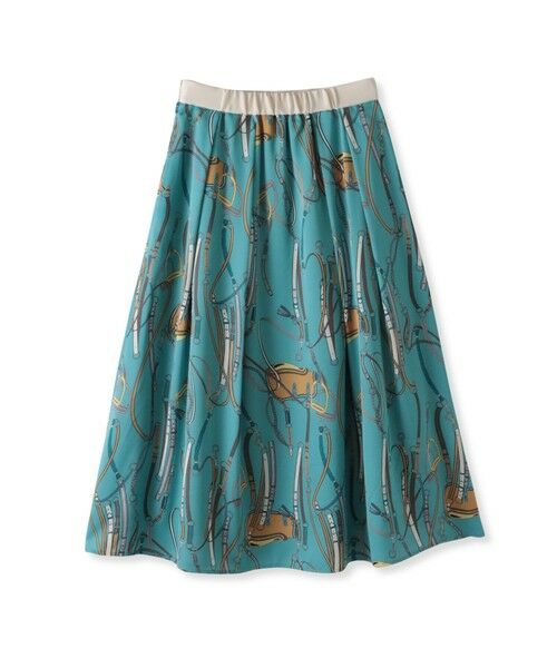 Viaggio Blu / ビアッジョブルー ミニ・ひざ丈スカート | 馬具プリントスカート≪手洗い可能≫ | 詳細28