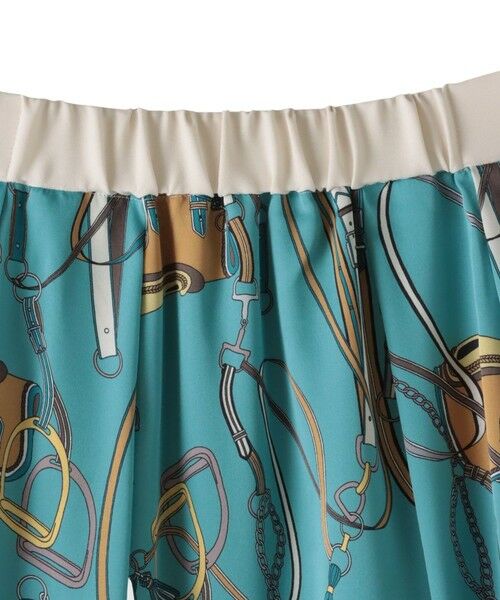 Viaggio Blu / ビアッジョブルー ミニ・ひざ丈スカート | 馬具プリントスカート≪手洗い可能≫ | 詳細29