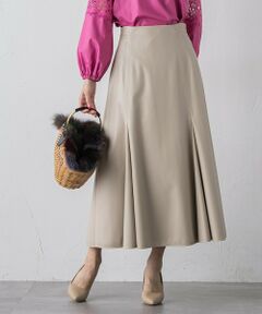 Viaggio Blu / ビアッジョブルー ミニ・ひざ丈スカート | フェイクレザーマーメイドスカート