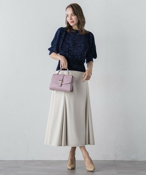 Viaggio Blu / ビアッジョブルー ミニ・ひざ丈スカート | フェイクレザーマーメイドスカート | 詳細4