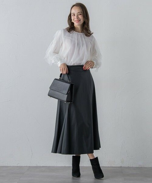 Viaggio Blu / ビアッジョブルー ミニ・ひざ丈スカート | フェイクレザーマーメイドスカート | 詳細19