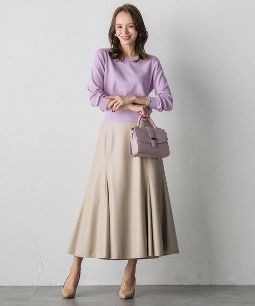 Viaggio Blu / ビアッジョブルー ミニ・ひざ丈スカート | フェイクレザーマーメイドスカート | 詳細28