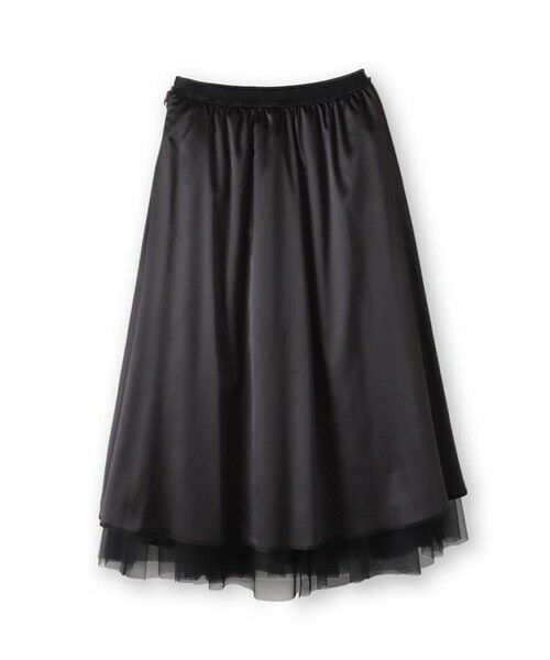 Viaggio Blu / ビアッジョブルー ミニ・ひざ丈スカート | チュールテープフラワースカート | 詳細29