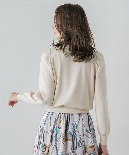 Viaggio Blu / ビアッジョブルー ニット・セーター | 襟ビジューニット≪手洗い可能≫ | 詳細3