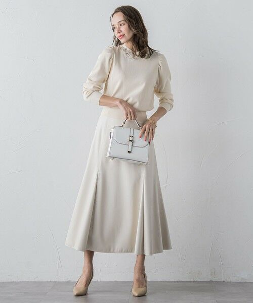 Viaggio Blu / ビアッジョブルー ニット・セーター | 襟ビジューニット≪手洗い可能≫ | 詳細8