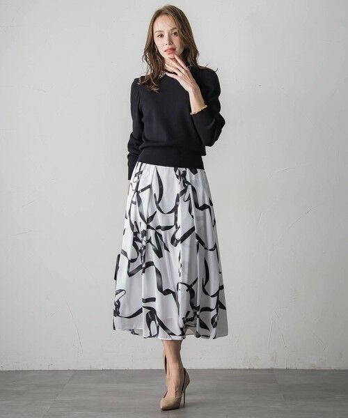 Viaggio Blu / ビアッジョブルー ニット・セーター | 襟ビジューニット≪手洗い可能≫ | 詳細28