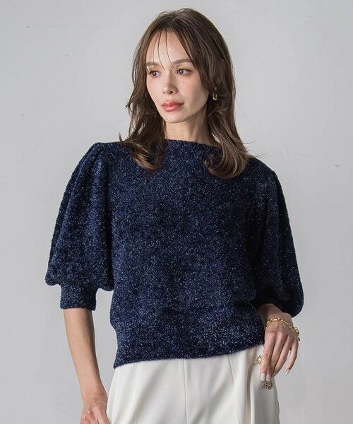 Viaggio Blu / ビアッジョブルー ニット・セーター | ラメシャギーニット≪手洗い可能≫ | 詳細1