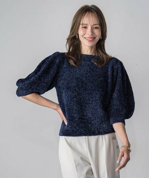 Viaggio Blu / ビアッジョブルー ニット・セーター | ラメシャギーニット≪手洗い可能≫ | 詳細2