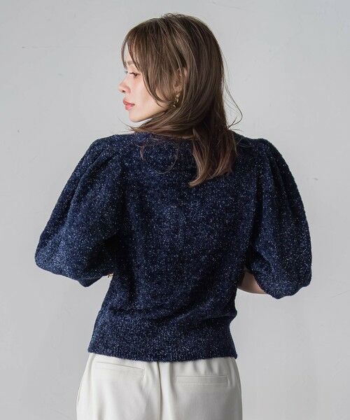 Viaggio Blu / ビアッジョブルー ニット・セーター | ラメシャギーニット≪手洗い可能≫ | 詳細4