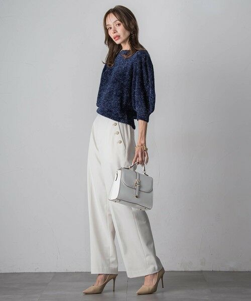 Viaggio Blu / ビアッジョブルー ニット・セーター | ラメシャギーニット≪手洗い可能≫ | 詳細6