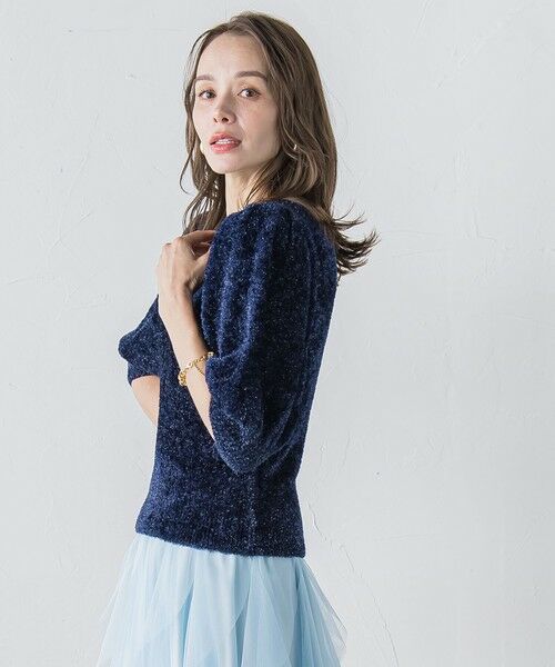 Viaggio Blu / ビアッジョブルー ニット・セーター | ラメシャギーニット≪手洗い可能≫ | 詳細9