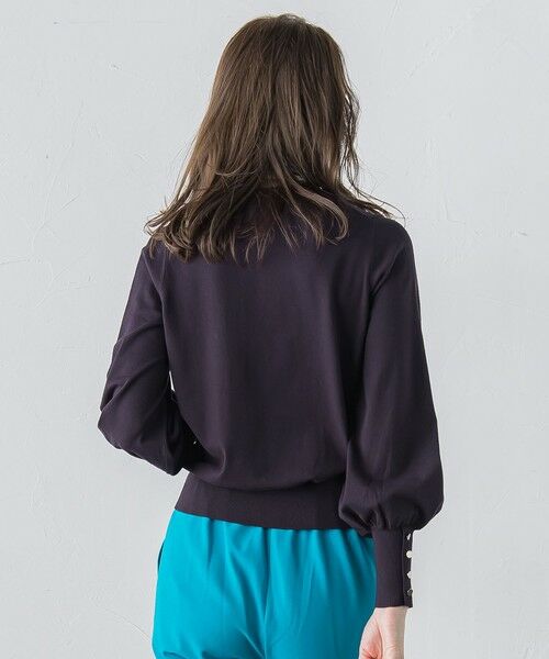 Viaggio Blu / ビアッジョブルー ニット・セーター | 馬具プリントスカーフ付きニット≪手洗い可能≫ | 詳細21