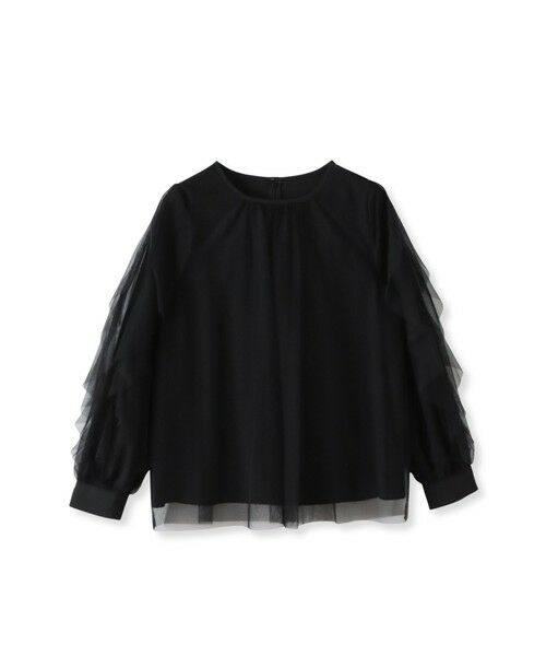 Viaggio Blu / ビアッジョブルー シャツ・ブラウス | チュールレイヤードブラウス≪洗濯機で洗える≫ | 詳細19