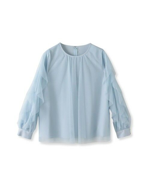 Viaggio Blu / ビアッジョブルー シャツ・ブラウス | チュールレイヤードブラウス≪洗濯機で洗える≫ | 詳細26