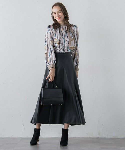 Viaggio Blu / ビアッジョブルー シャツ・ブラウス | 馬具プリントブラウス≪手洗い可能≫ | 詳細8