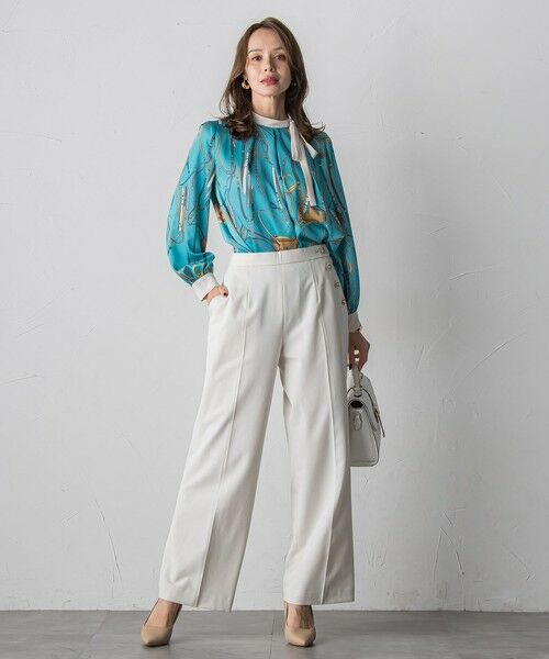 Viaggio Blu / ビアッジョブルー シャツ・ブラウス | 馬具プリントブラウス≪手洗い可能≫ | 詳細26