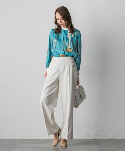 Viaggio Blu / ビアッジョブルー シャツ・ブラウス | 馬具プリントブラウス≪手洗い可能≫ | 詳細27