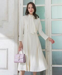 Viaggio Blu / ビアッジョブルー ロング・マキシ丈ワンピース | 【WEB限定カラーあり/新色追加】ルミナリー圧縮スムースワンピース