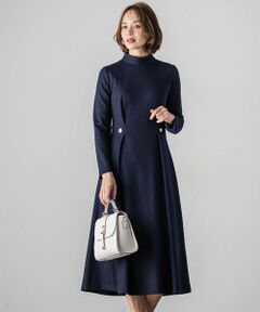 Viaggio Blu / ビアッジョブルー ロング・マキシ丈ワンピース | 【WEB限定カラーあり/新色追加】ルミナリー圧縮スムースワンピース