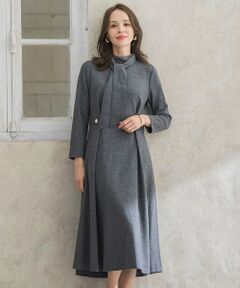 Viaggio Blu / ビアッジョブルー ロング・マキシ丈ワンピース | 【WEB限定カラーあり/新色追加】ルミナリー圧縮スムースワンピース