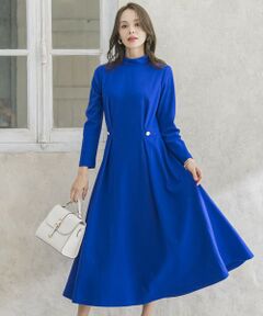 Viaggio Blu / ビアッジョブルー ロング・マキシ丈ワンピース | 【WEB限定カラーあり/新色追加】ルミナリー圧縮スムースワンピース