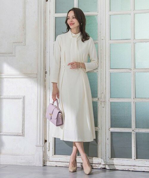 Viaggio Blu / ビアッジョブルー ロング・マキシ丈ワンピース | 【WEB限定カラーあり/新色追加】ルミナリー圧縮スムースワンピース | 詳細5