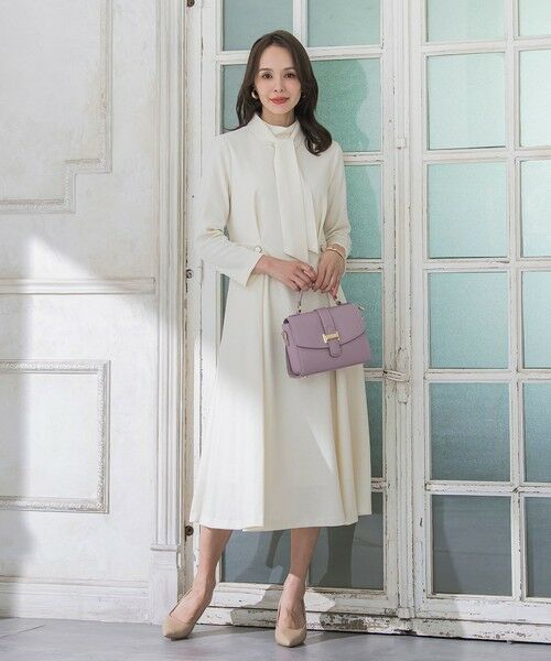 Viaggio Blu / ビアッジョブルー ロング・マキシ丈ワンピース | 【WEB限定カラーあり/新色追加】ルミナリー圧縮スムースワンピース | 詳細6