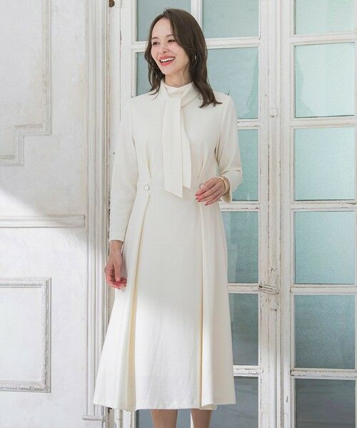 Viaggio Blu / ビアッジョブルー ロング・マキシ丈ワンピース | 【WEB限定カラーあり/新色追加】ルミナリー圧縮スムースワンピース | 詳細1