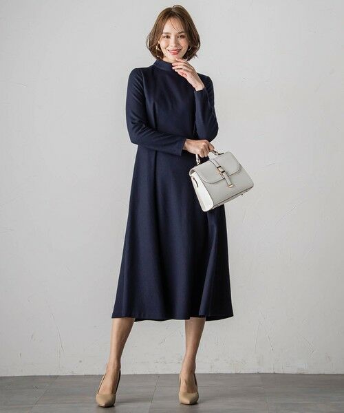 Viaggio Blu / ビアッジョブルー ロング・マキシ丈ワンピース | 【WEB限定カラーあり/新色追加】ルミナリー圧縮スムースワンピース | 詳細13