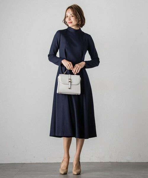 Viaggio Blu / ビアッジョブルー ロング・マキシ丈ワンピース | 【WEB限定カラーあり/新色追加】ルミナリー圧縮スムースワンピース | 詳細12