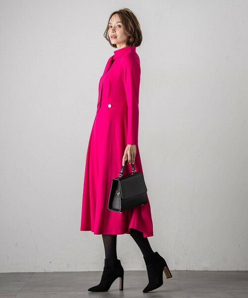 Viaggio Blu / ビアッジョブルー ロング・マキシ丈ワンピース | 【WEB限定カラーあり/新色追加】ルミナリー圧縮スムースワンピース | 詳細16