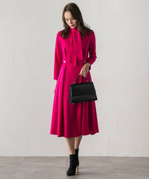 Viaggio Blu / ビアッジョブルー ロング・マキシ丈ワンピース | 【WEB限定カラーあり/新色追加】ルミナリー圧縮スムースワンピース | 詳細21