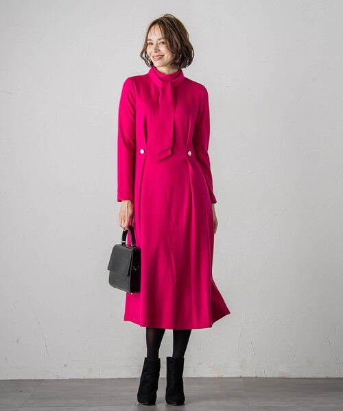 Viaggio Blu / ビアッジョブルー ロング・マキシ丈ワンピース | 【WEB限定カラーあり/新色追加】ルミナリー圧縮スムースワンピース | 詳細25