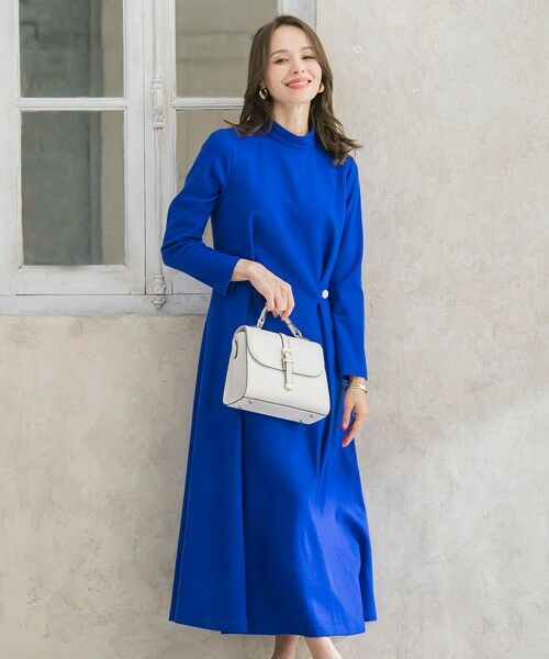 Viaggio Blu / ビアッジョブルー ロング・マキシ丈ワンピース | 【WEB限定カラーあり/新色追加】ルミナリー圧縮スムースワンピース | 詳細24