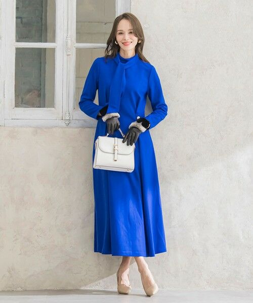 Viaggio Blu / ビアッジョブルー ロング・マキシ丈ワンピース | 【WEB限定カラーあり/新色追加】ルミナリー圧縮スムースワンピース | 詳細27