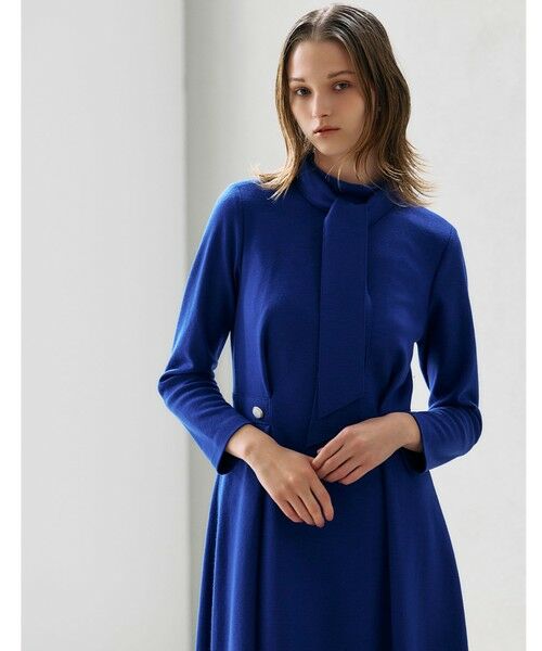 Viaggio Blu / ビアッジョブルー ロング・マキシ丈ワンピース | 【WEB限定カラーあり/新色追加】ルミナリー圧縮スムースワンピース | 詳細30