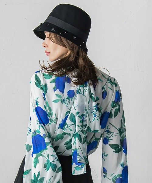 Viaggio Blu / ビアッジョブルー キャップ | フラワーパーツハット | 詳細13