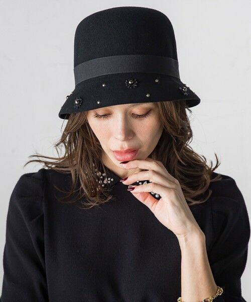 Viaggio Blu / ビアッジョブルー キャップ | フラワーパーツハット | 詳細2