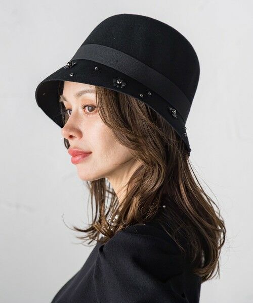 Viaggio Blu / ビアッジョブルー キャップ | フラワーパーツハット | 詳細3