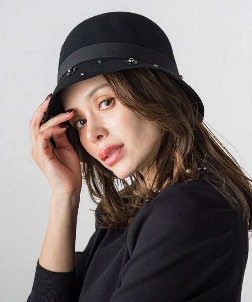 Viaggio Blu / ビアッジョブルー キャップ | フラワーパーツハット | 詳細4