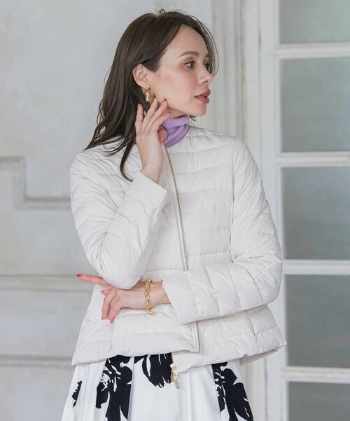 Viaggio Blu / ビアッジョブルー テーラードジャケット | ペプラムダウンジャケット | 詳細10