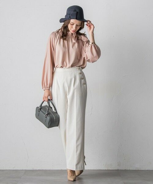 Viaggio Blu / ビアッジョブルー カットソー | サイドリボンカットソー≪洗濯機で洗える≫ | 詳細12