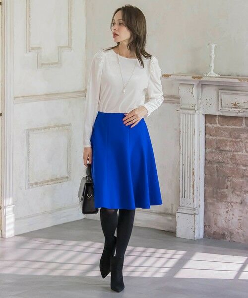 Viaggio Blu / ビアッジョブルー カットソー | パフ袖ベロアカットソー | 詳細4