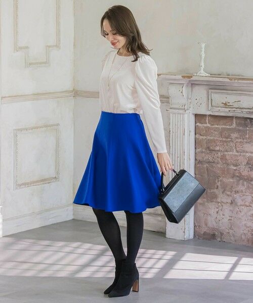 Viaggio Blu / ビアッジョブルー カットソー | パフ袖ベロアカットソー | 詳細5