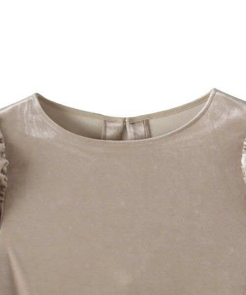 Viaggio Blu / ビアッジョブルー カットソー | パフ袖ベロアカットソー | 詳細29